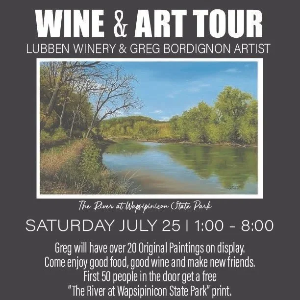 Wine &amp; Art Tour featuring Greg Bordignon