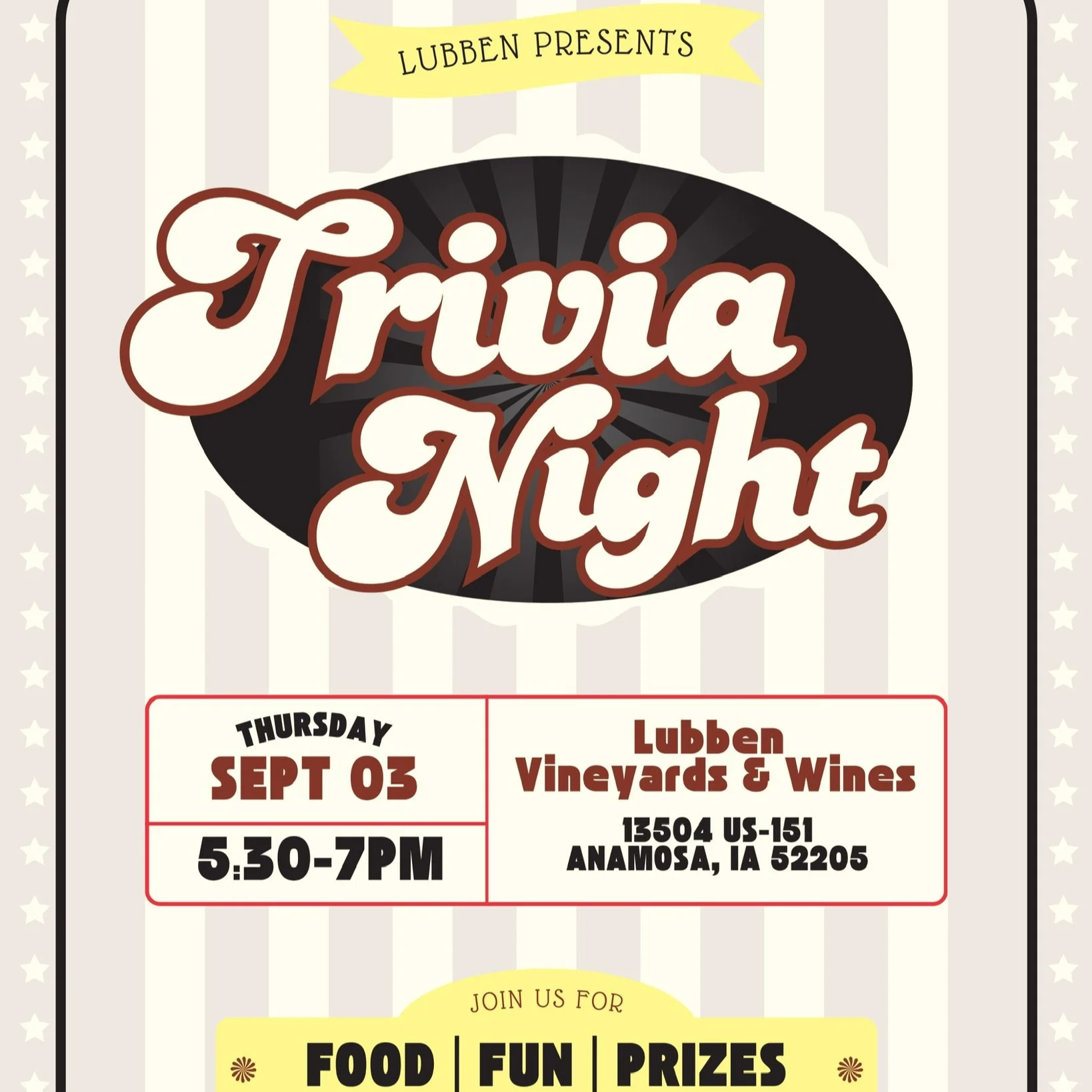 Trivia Night @ LVW!!!