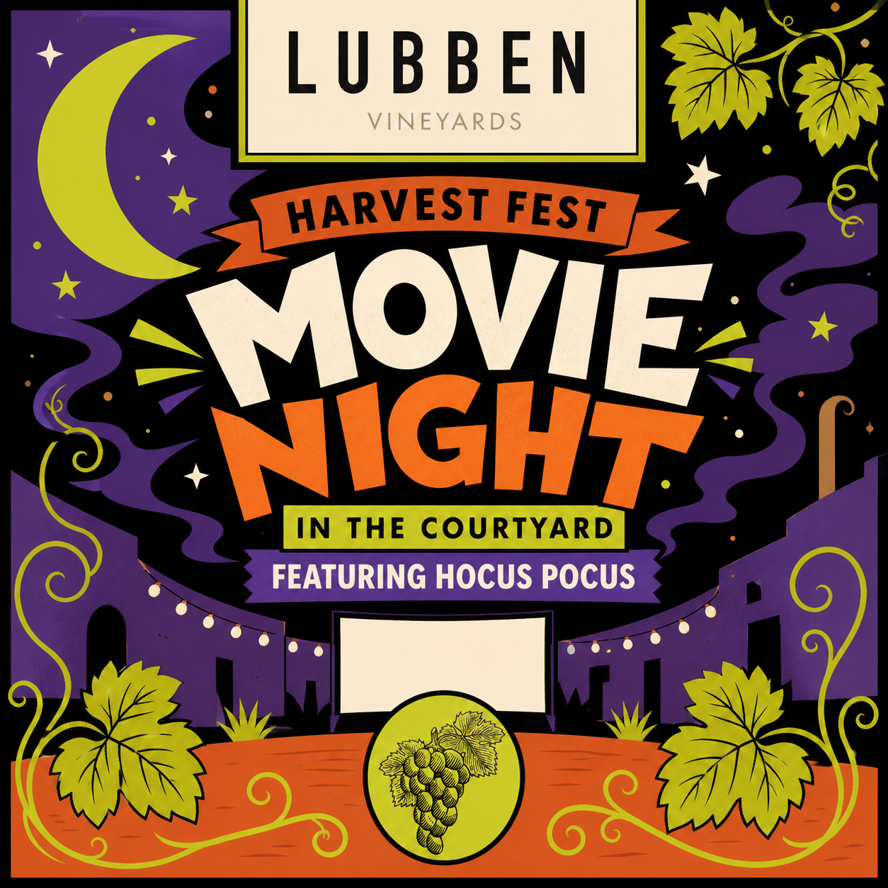Harvest Fest Movie Night in the Courtyard @ LVW