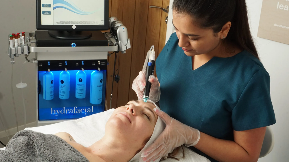 Hydrafacial treatment at Element Wellness & Aesthetics