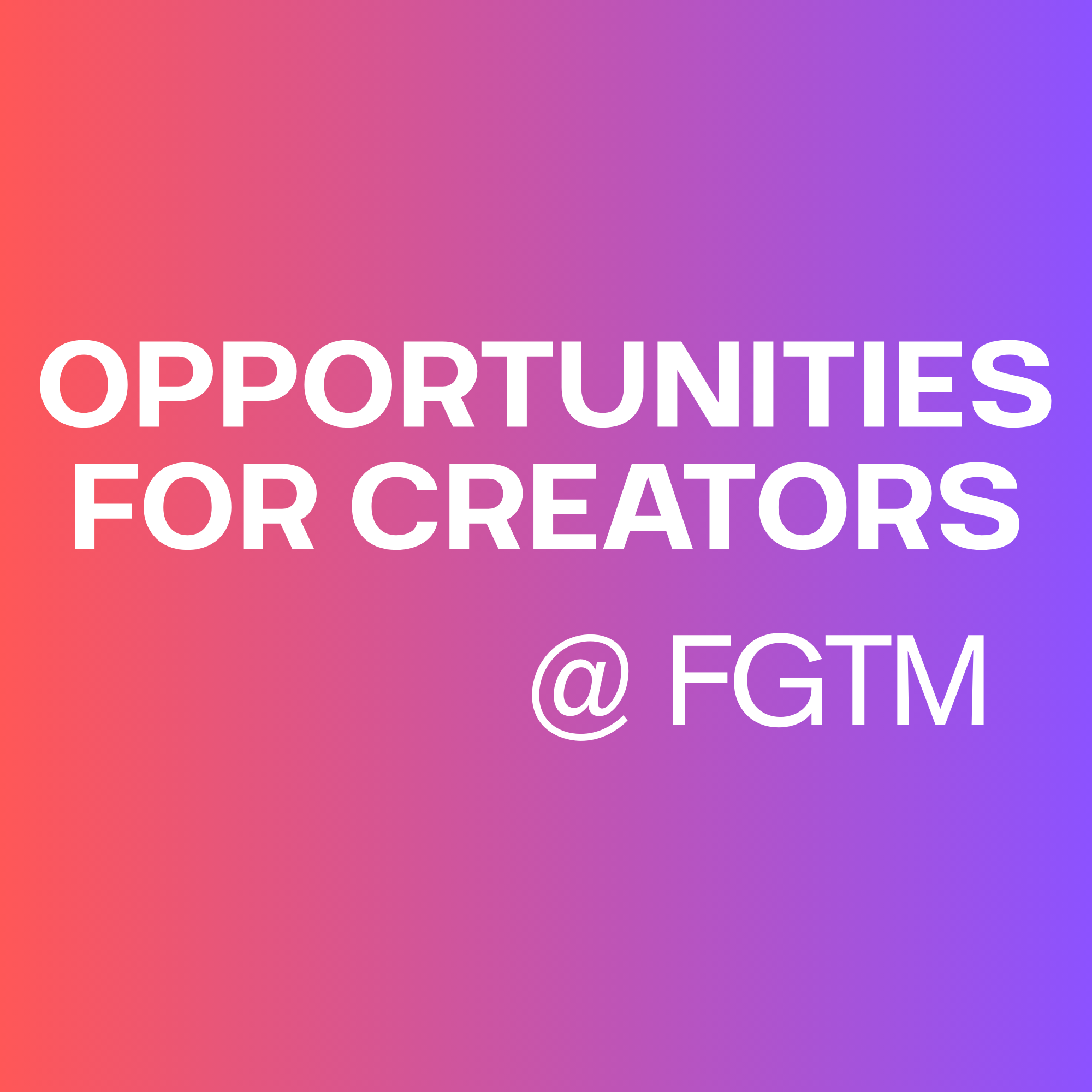 We are always interested in pitches for new projects/collaborations. Click here for the creator application.