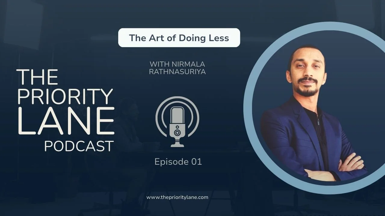 'The Priority Lane Podcast' featuring Nirmala Rathnasuriya, www.theprioritylane.com