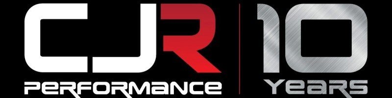CJ R Performance logo celebrating 10 years
