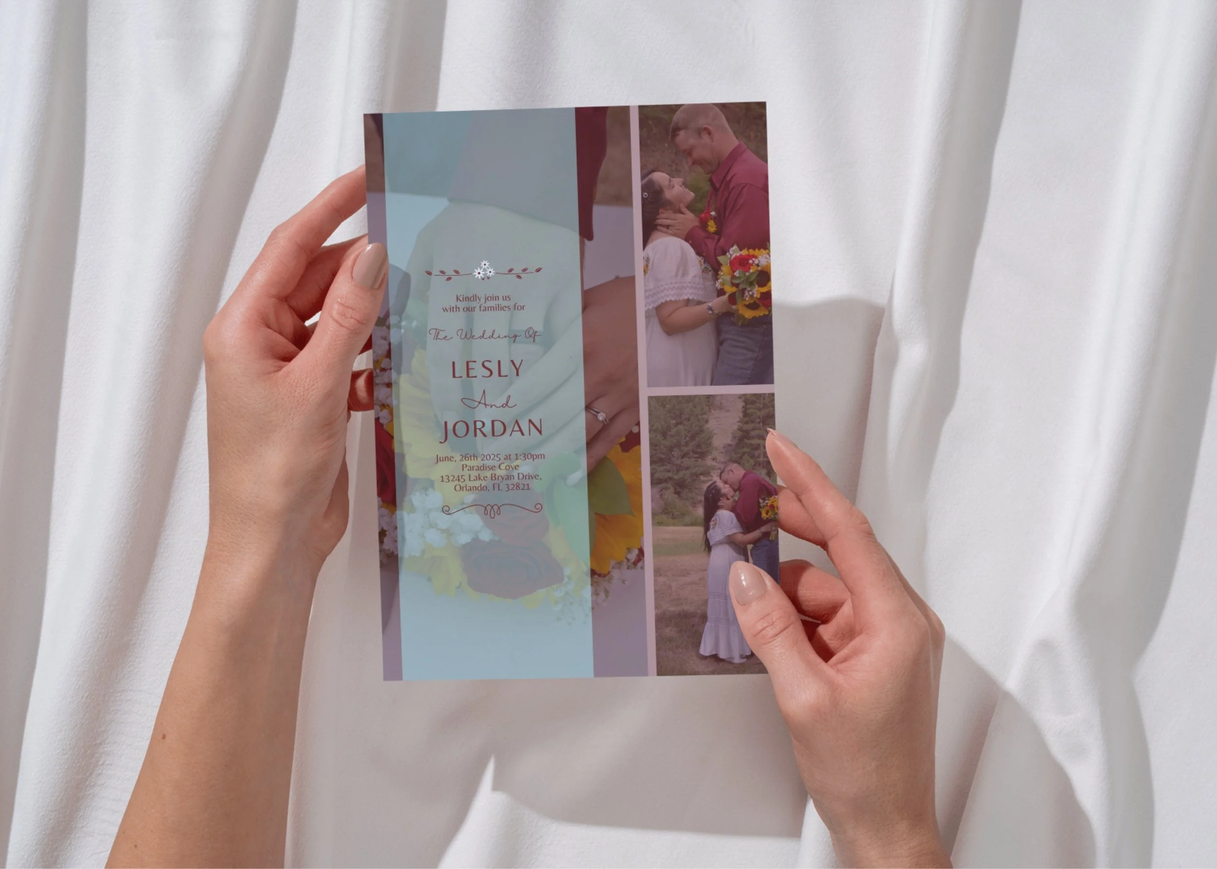 Lesly & Jordan wedding invitations