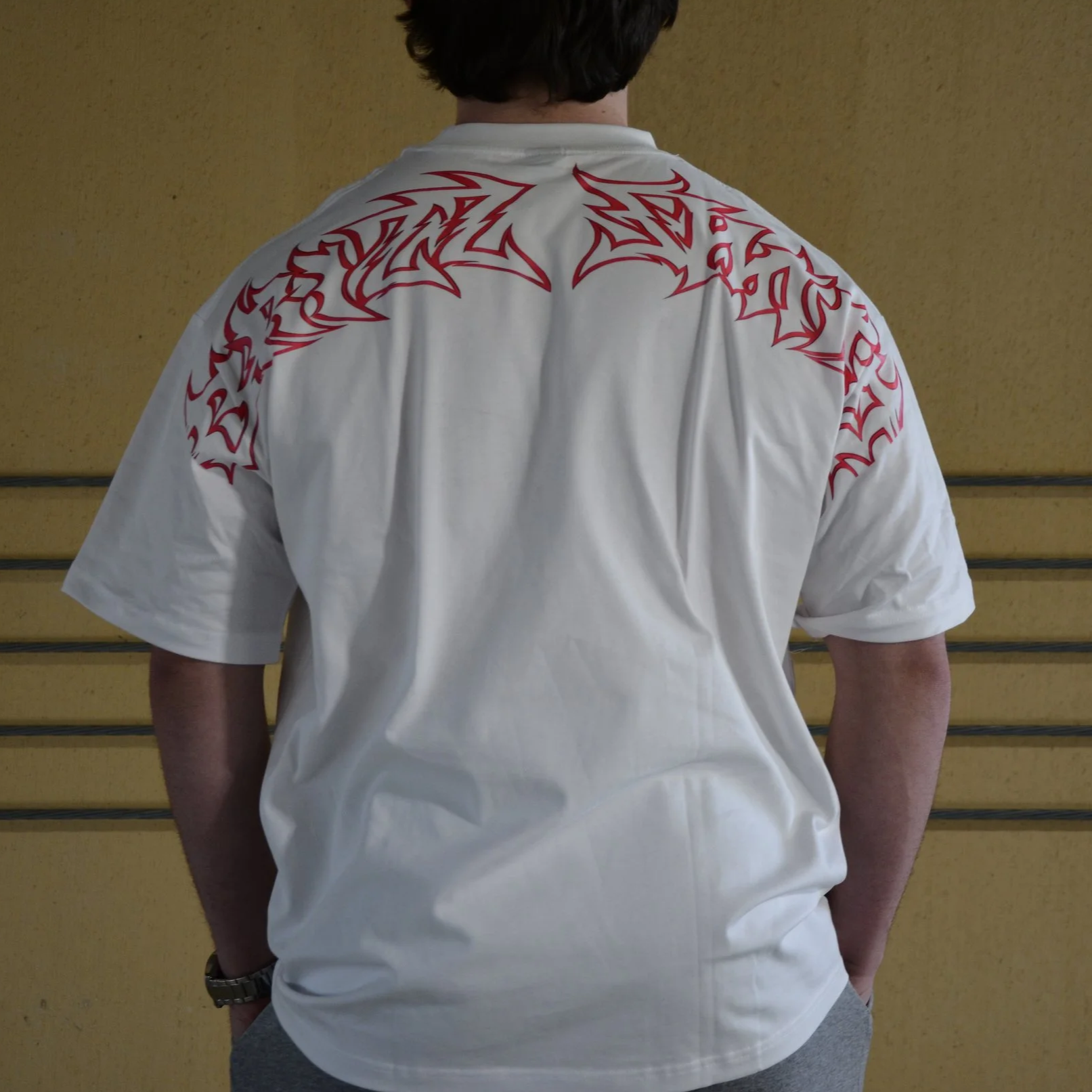 Graffiti Pump Cover White/Pink