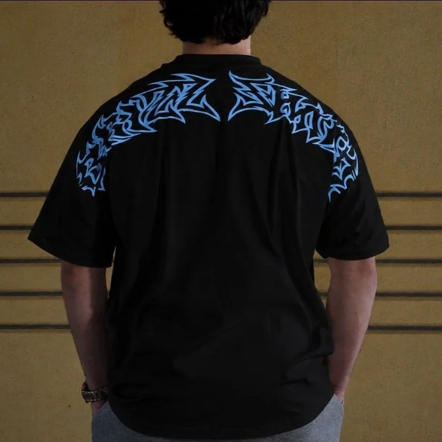 Graffiti Pump Cover Black/Blue