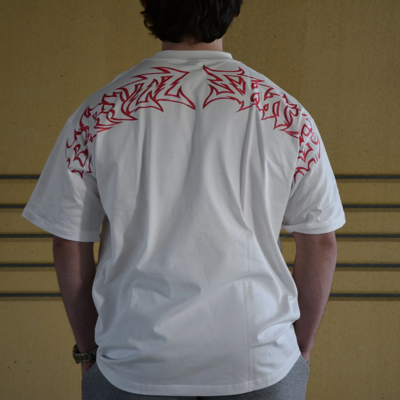 Graffiti Pump Cover White/Pink