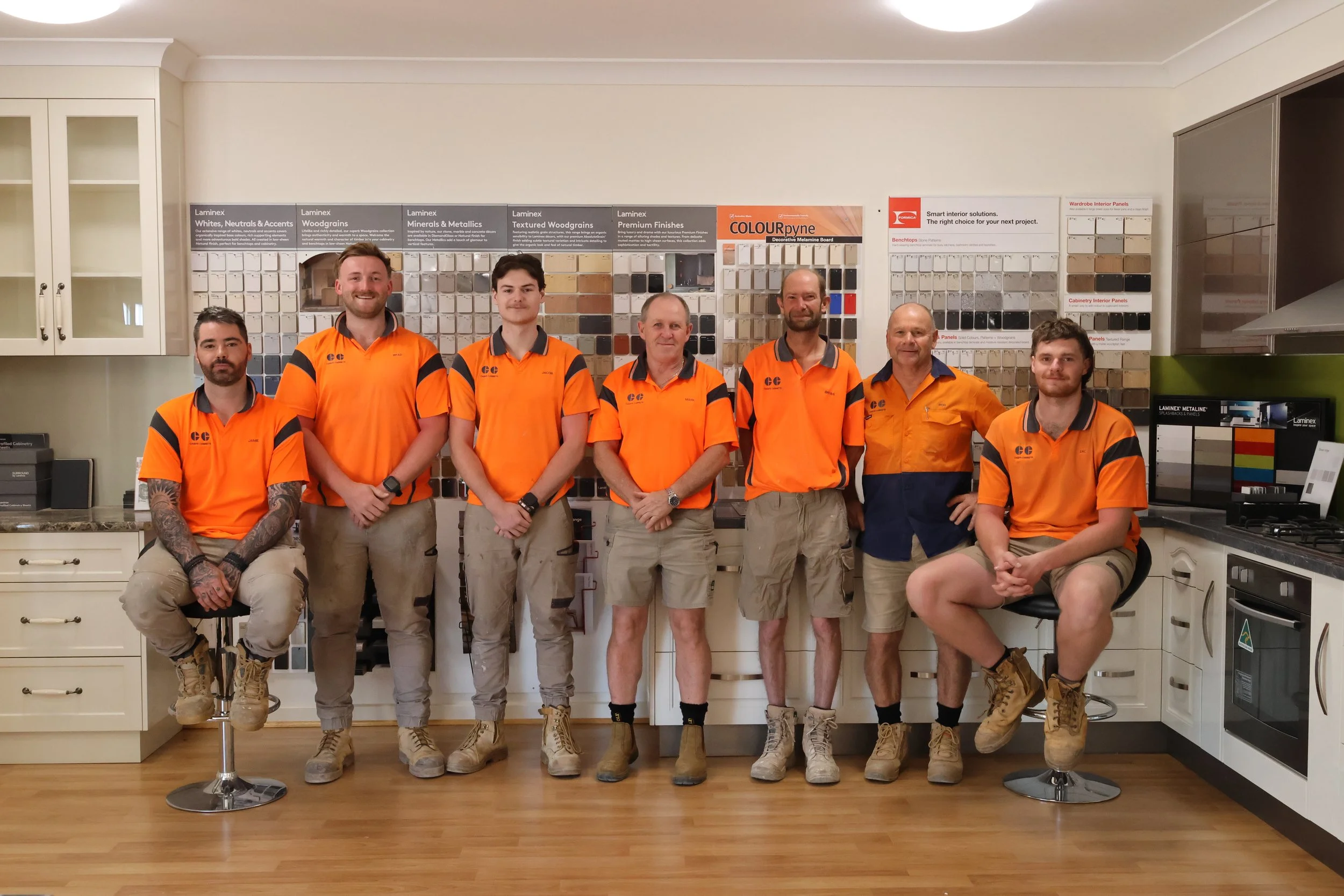 Photo of the Cash's Cabinets Team