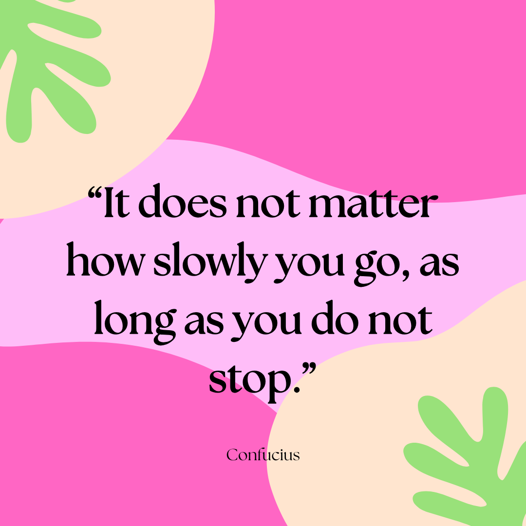 Motivational quote graphic about healing, growth, and mental health recovery for mothers rebuilding after trauma.