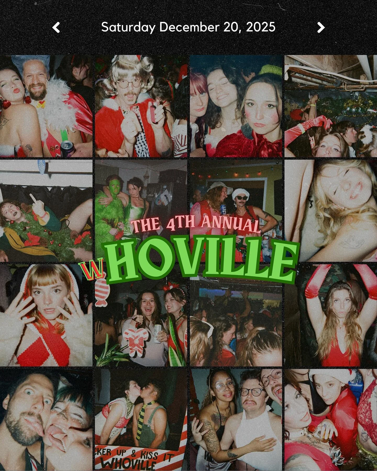 Save the date, ya filthy animals. wHoville returns Saturday, December 20, 2025. More on that later 🤭🎄❤️💚