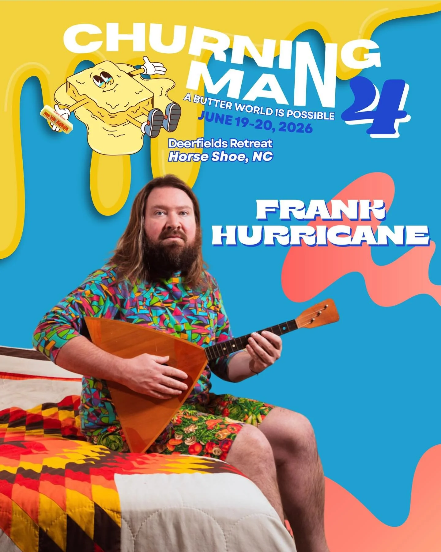 @frankhurricane is on the bill. 🌀⚡ As we all sit by the fire, he&rsquo;s going to take us on a wild Appalachian journey you&rsquo;re never going to expect. Frank Hurricane is a spiritual blues and folk musician/storyteller located in North Carolina.