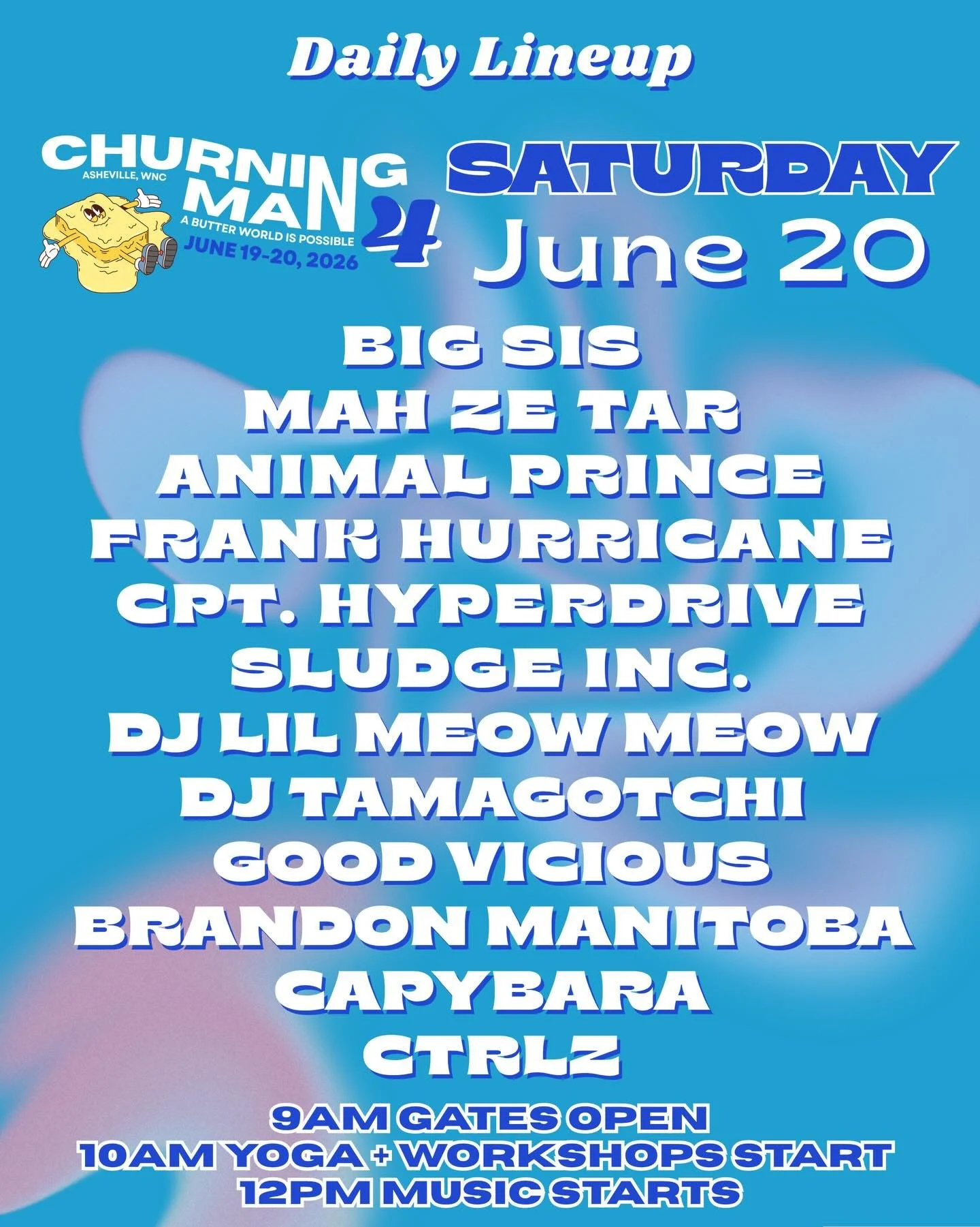 Saturday&rsquo;s lineup! SINGLE DAY TICKETS NOW ON SALE!! Link in bio :)

Ticket prices will go up the day the festival starts &mdash; snag your tix now!