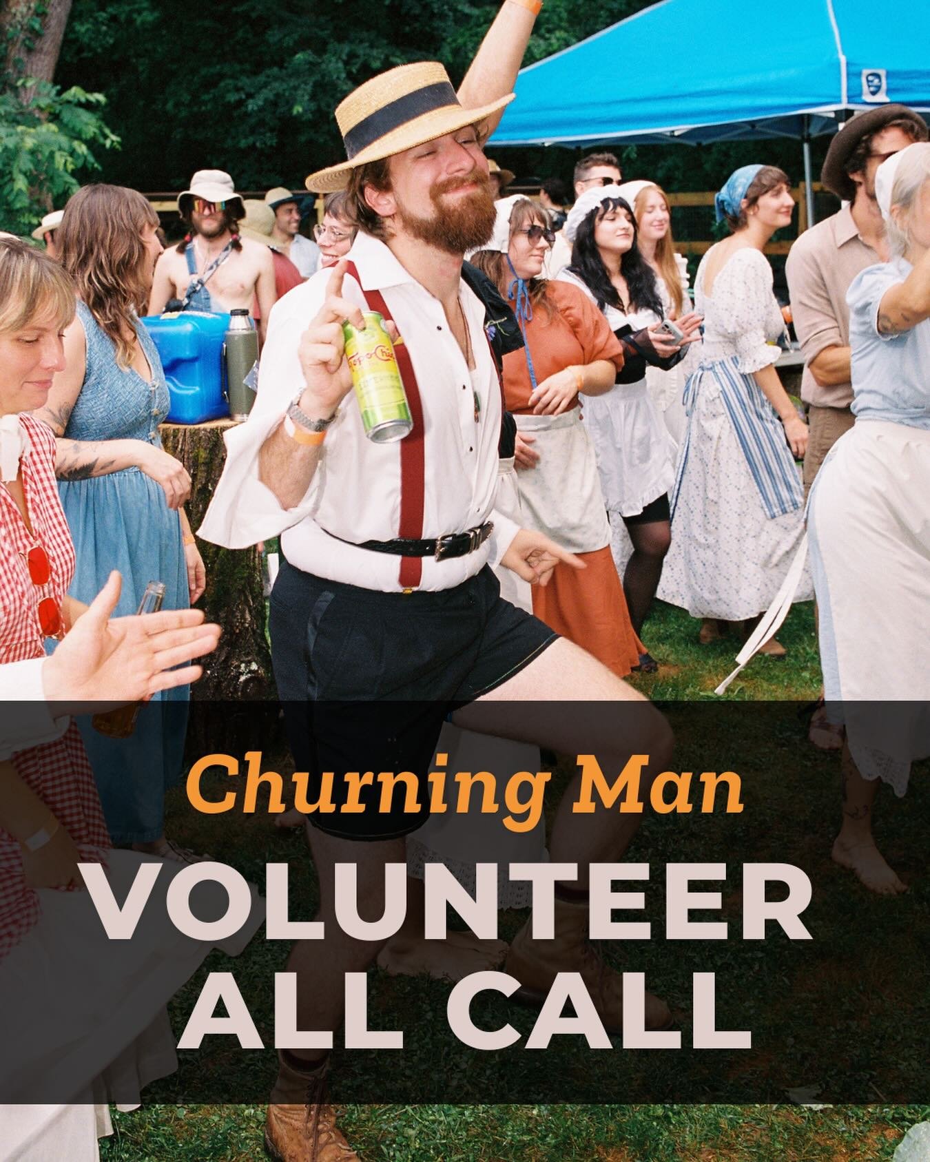 Do YOU want to be apart of creating the buttery magic at Churning Man this year?! We are looking for a few more volunteers to join our team! All volunteers receive a FREE ticket to Churning Man AND a deep sense of satisfaction knowing that you helped