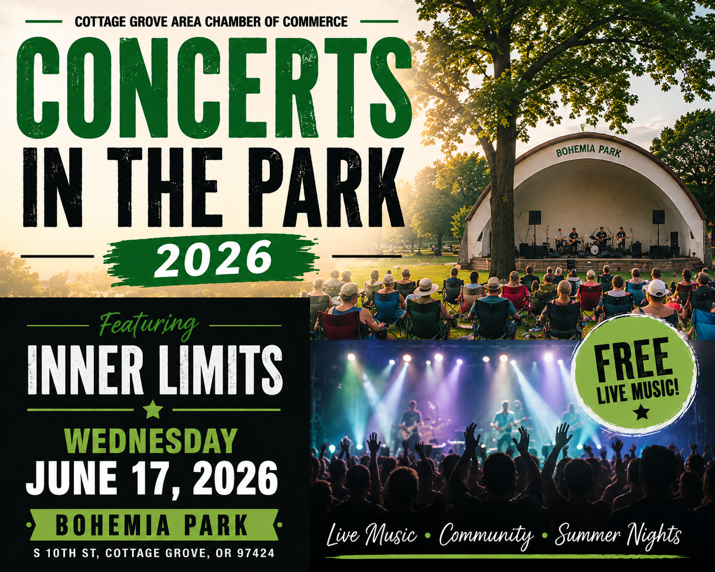 Concerts in the Park featuring Inner Limits