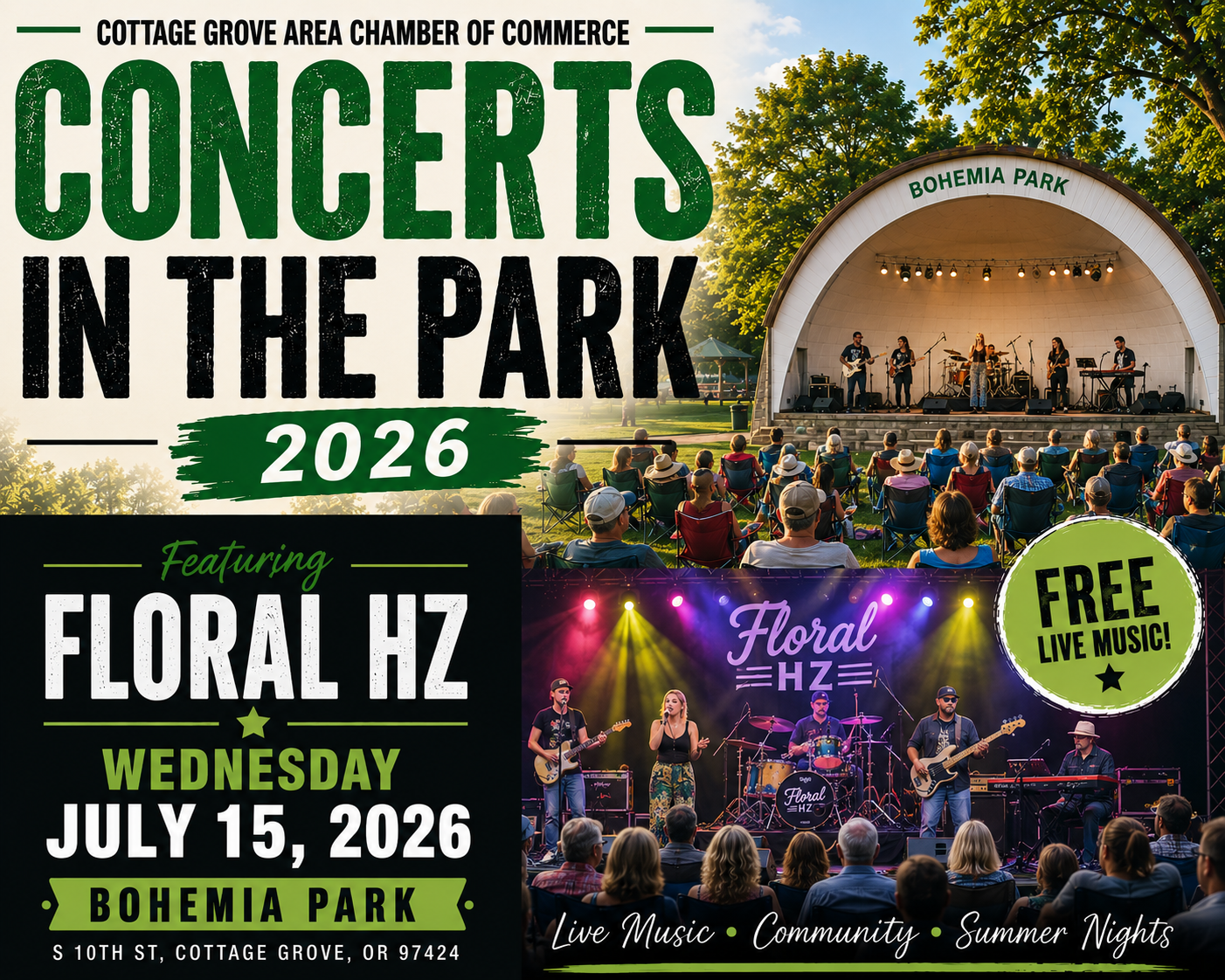 Concerts in the Park featuring Floral HZ