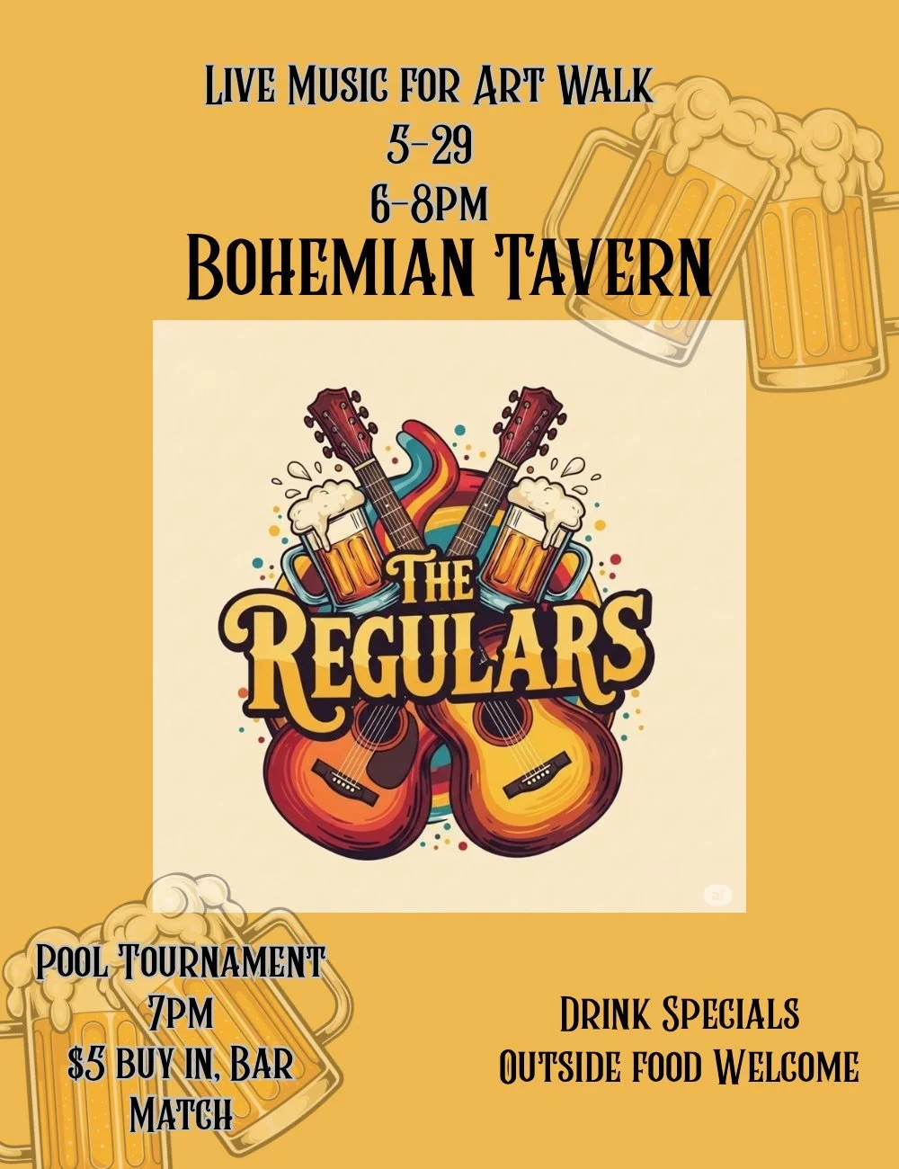 Live Music with The Regulars at Bohemian Tavern