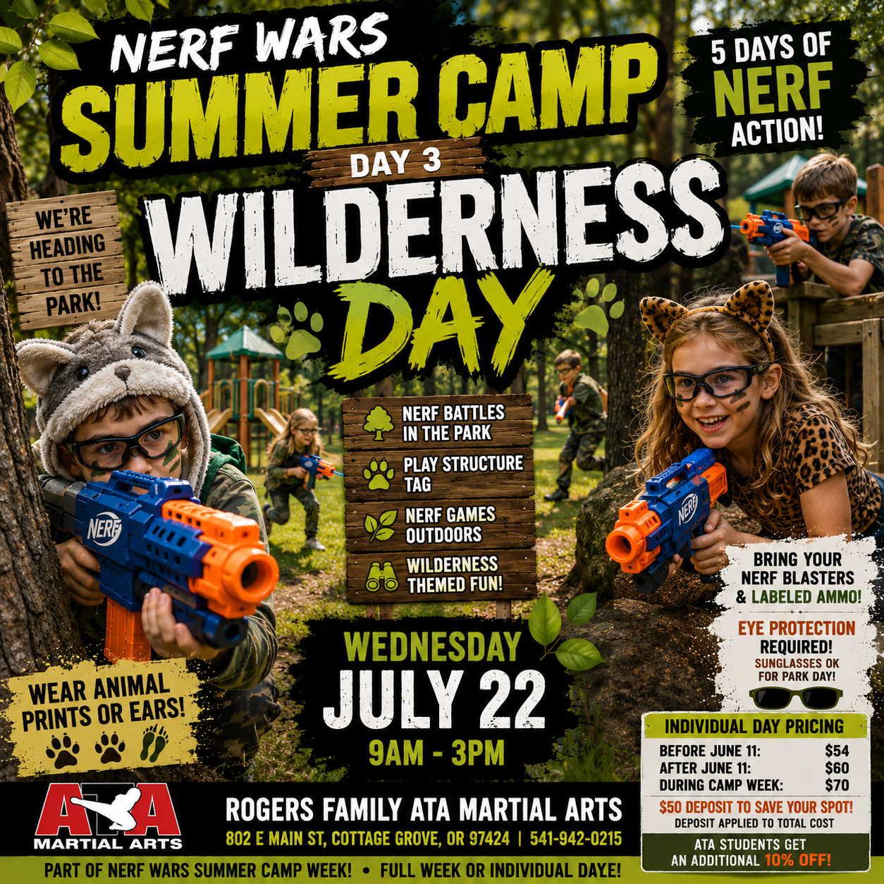 Nerf Wars Summer Camp: Wilderness Day