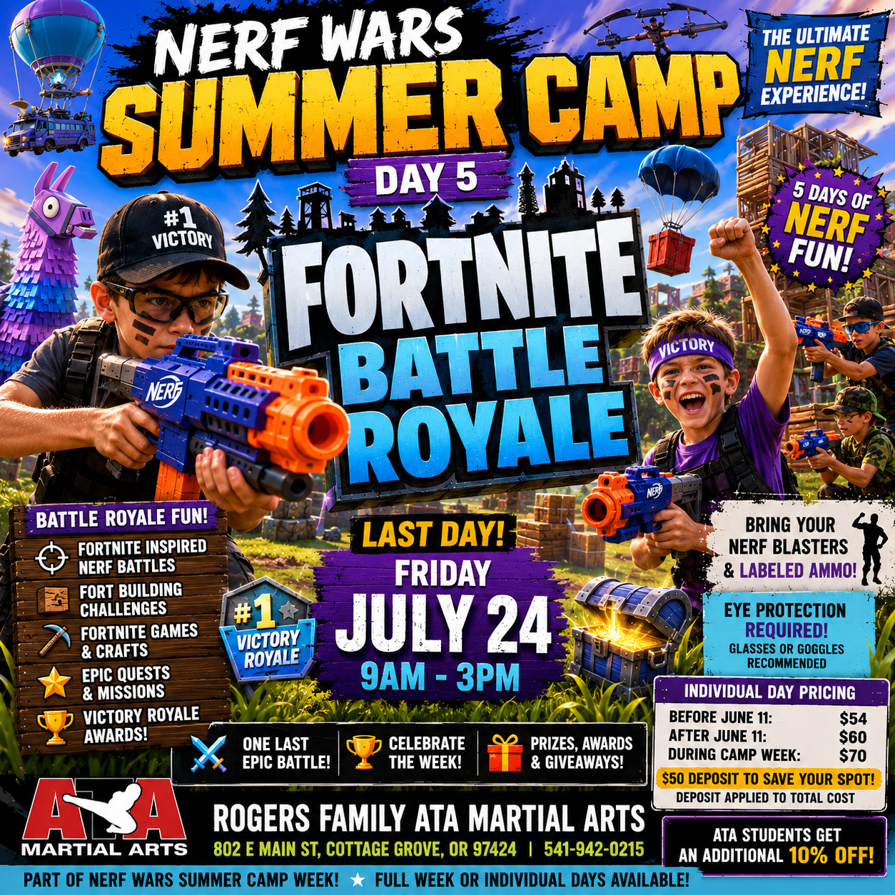 Nerf Wars Summer Camp: Fortnite Battle Royale