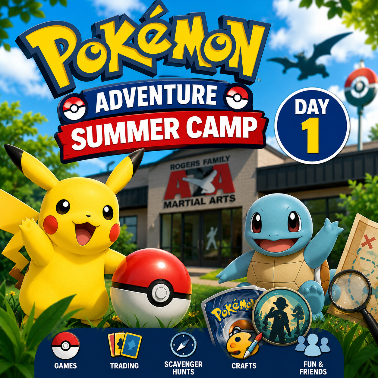 Pokémon Adventure Summer Camp: Day 1