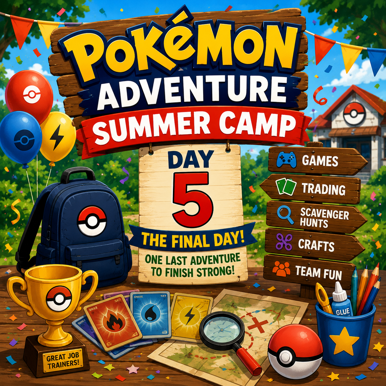 Pokémon Adventure Summer Camp: Day 5