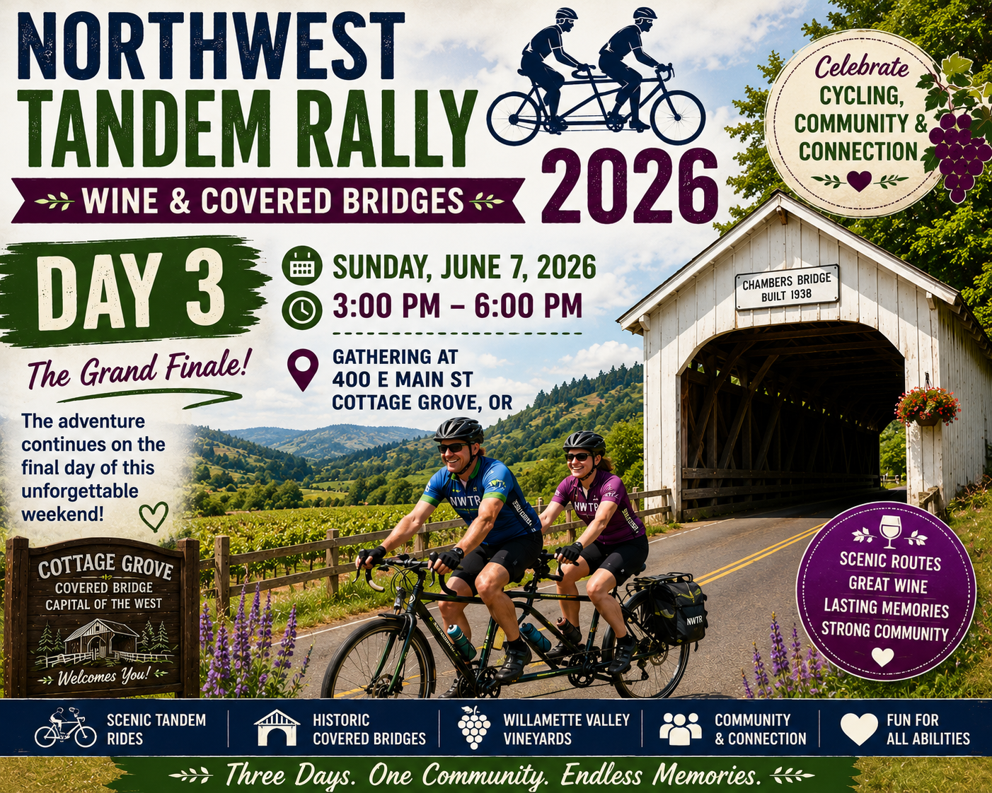 Northwest Tandem Rally 2026: Day 3