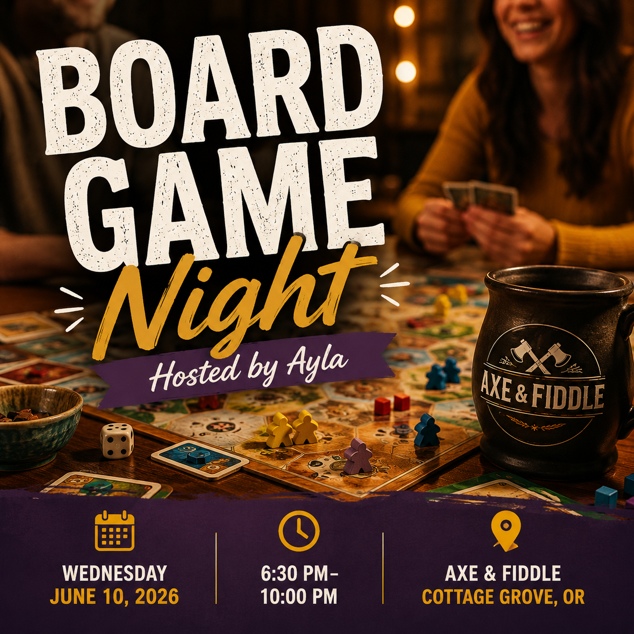 Board Game Night at Axe & Fiddle
