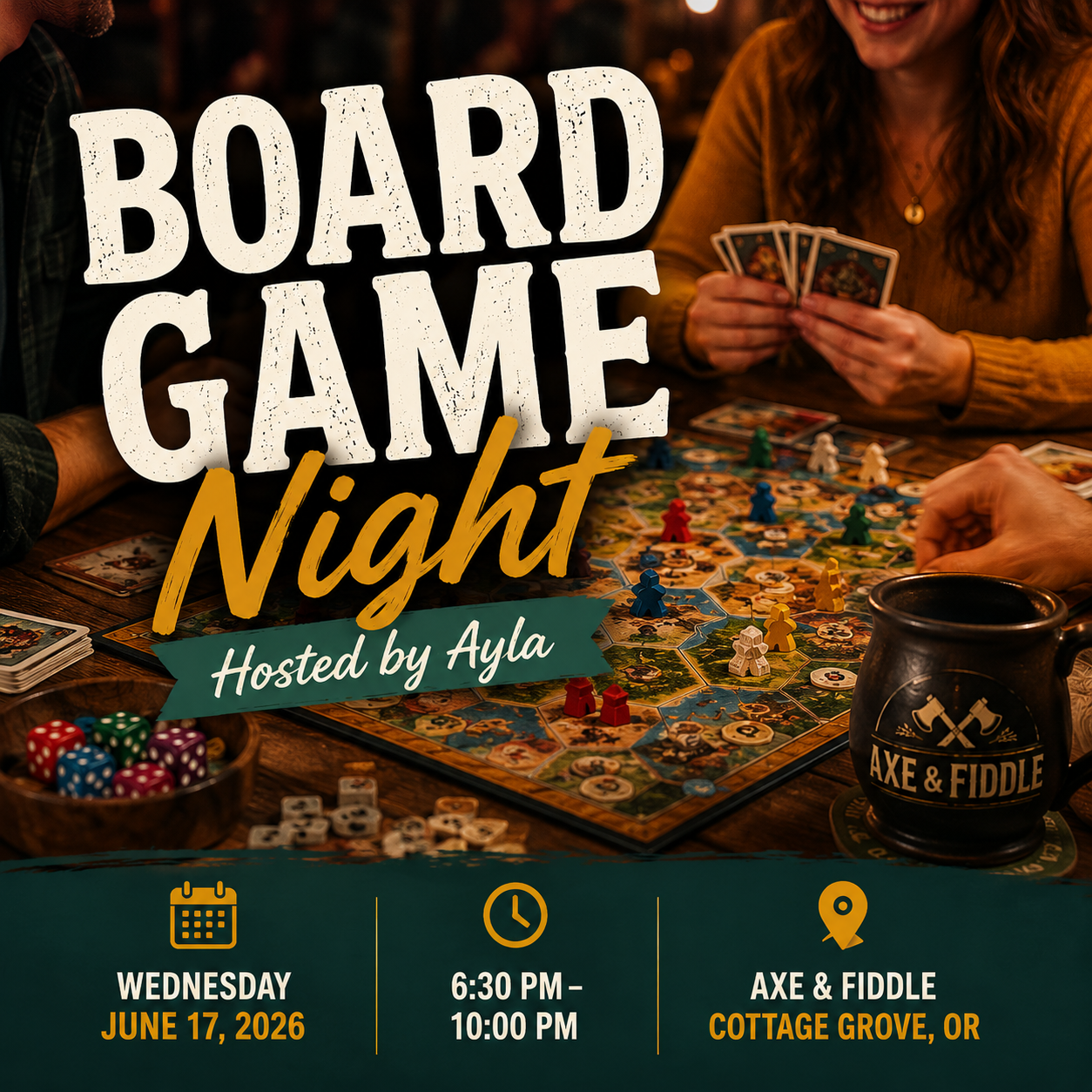 Board Game Night at Axe & Fiddle
