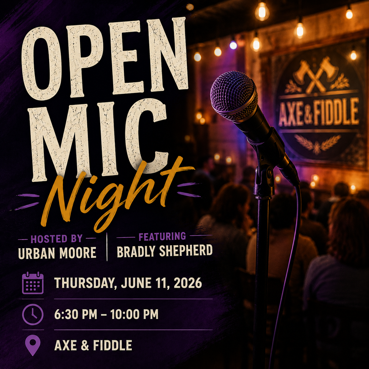 Open Mic Night at Axe & Fiddle