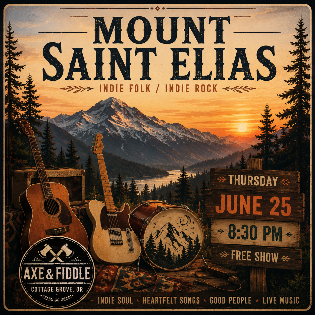 Mount Saint Elias Live at Axe & Fiddle