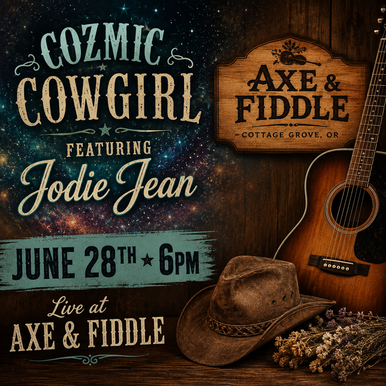 Cozmic Cowgirl Featuring Jodie Jean