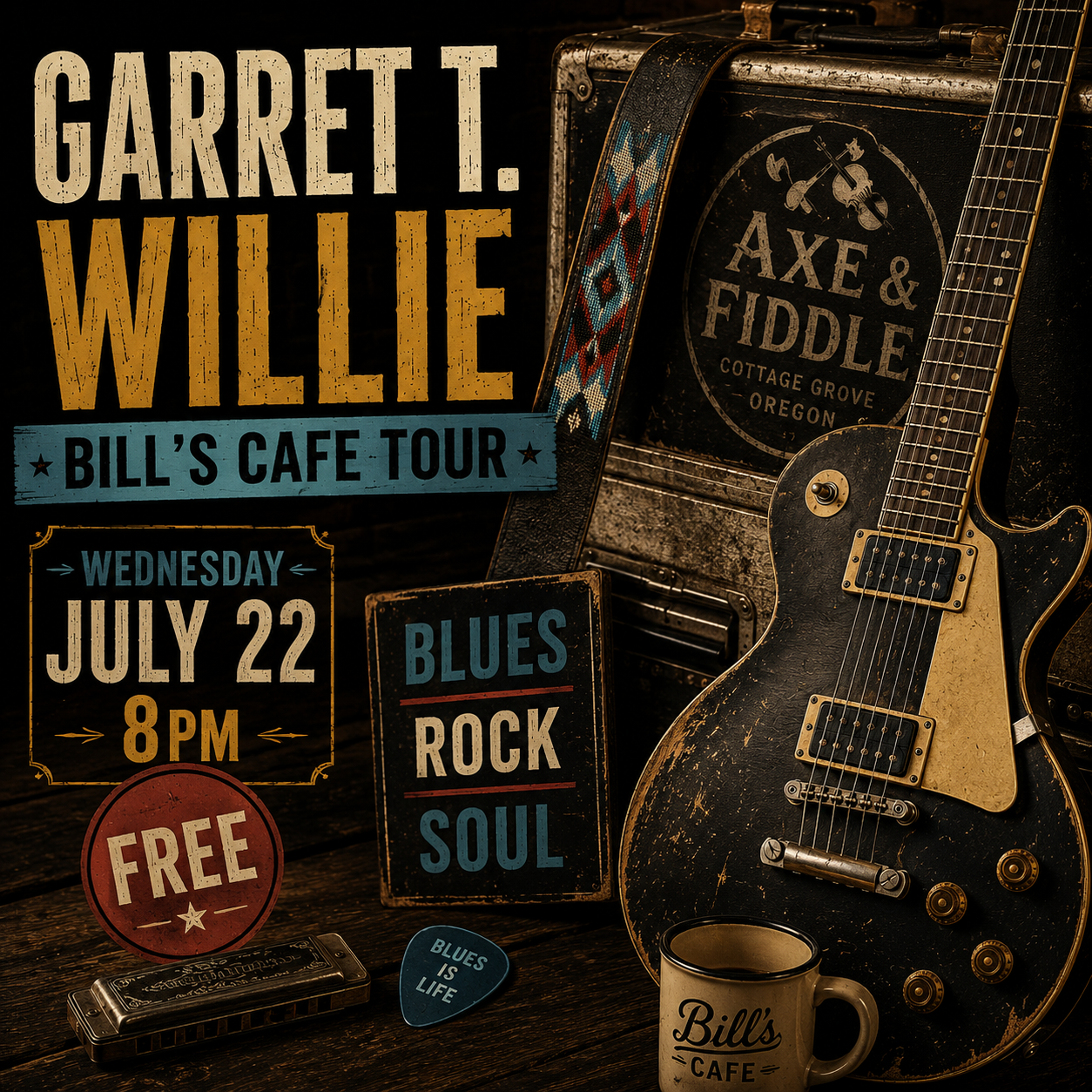 Garret T. Willie – Bill's Cafe Tour