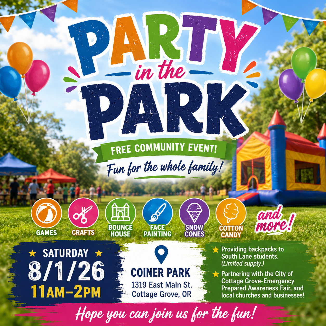 Party in the Park 2026