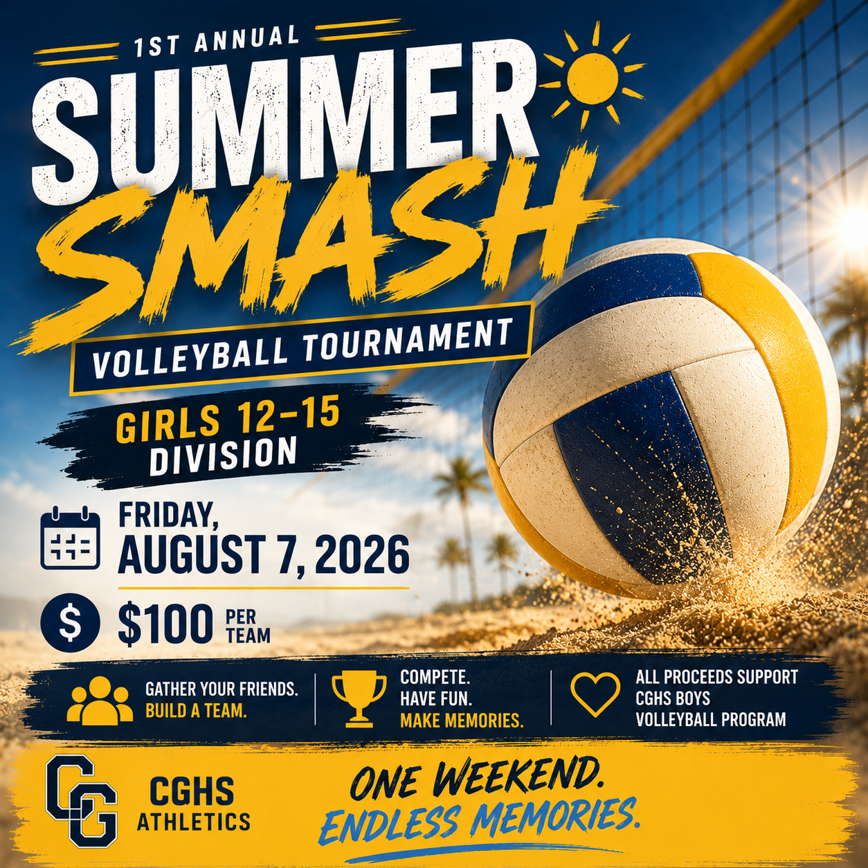 Summer Smash Volleyball Tournament - Girls Division