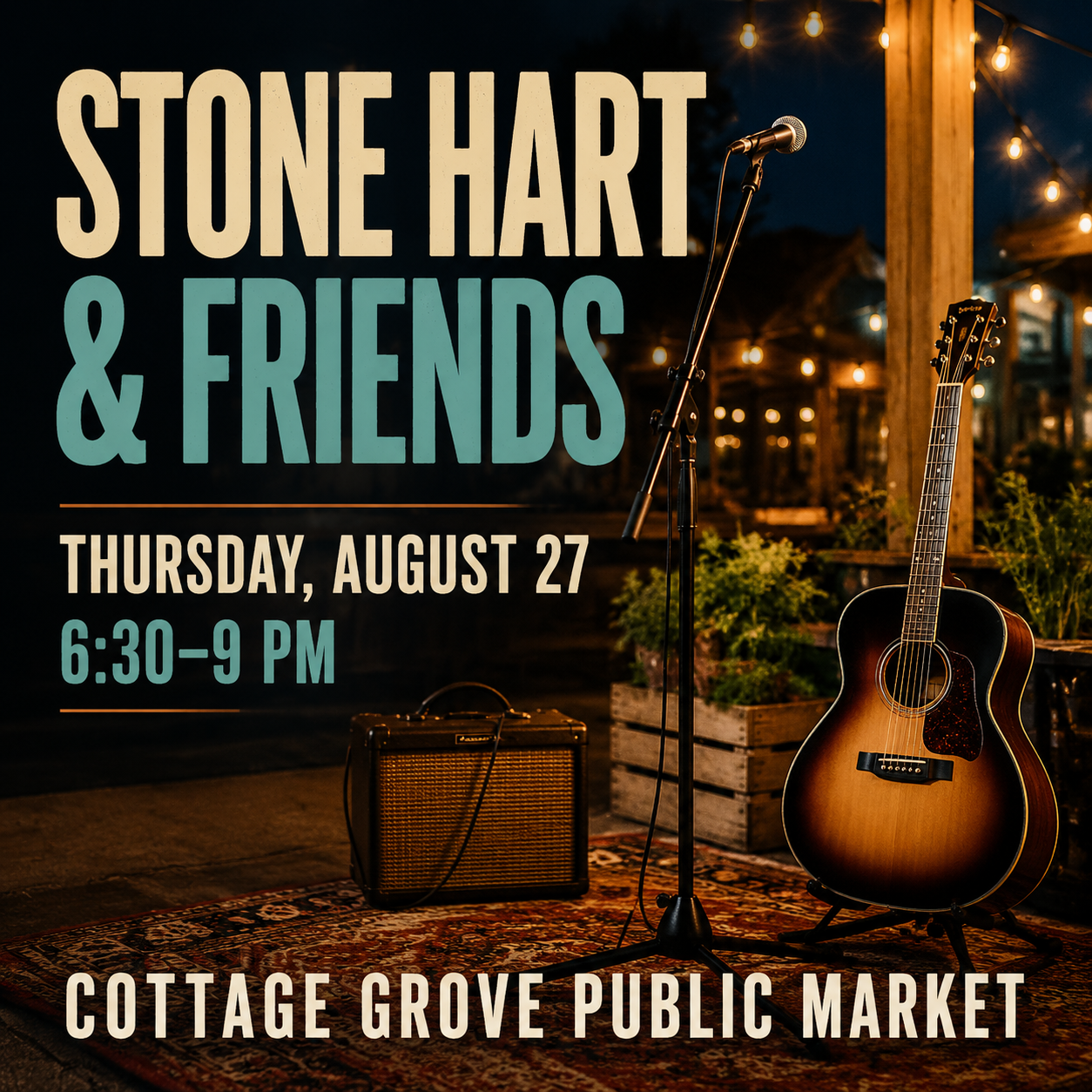 Live Music with Stone Hart & Friends