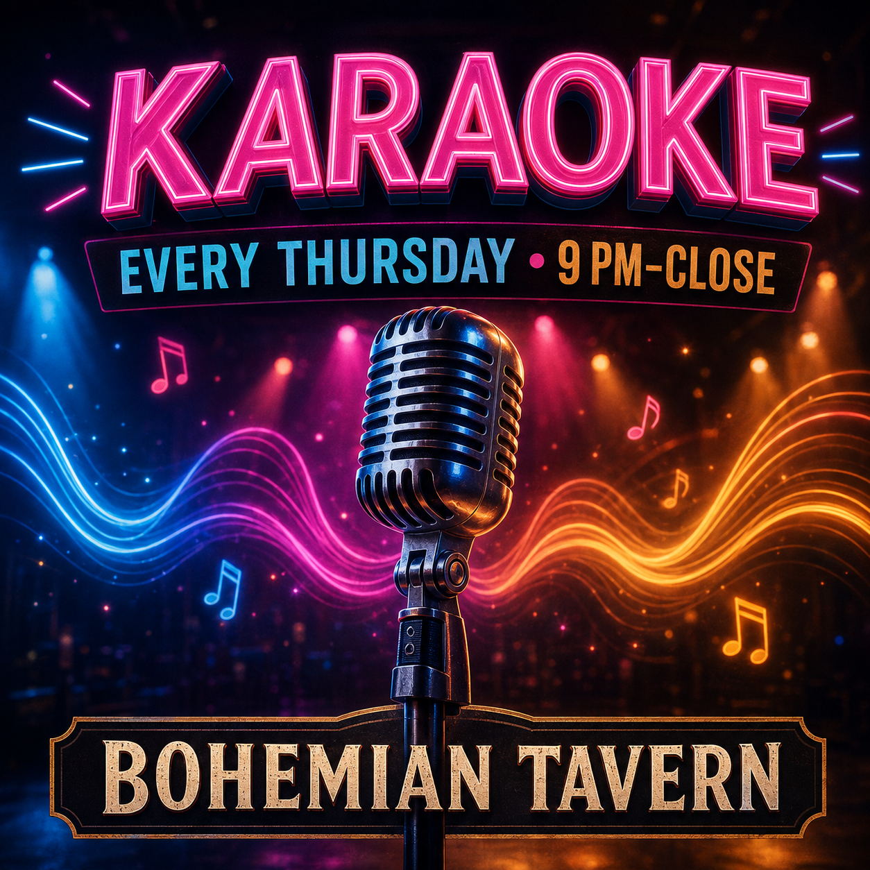 Thursday Night Karaoke at Bohemian Tavern