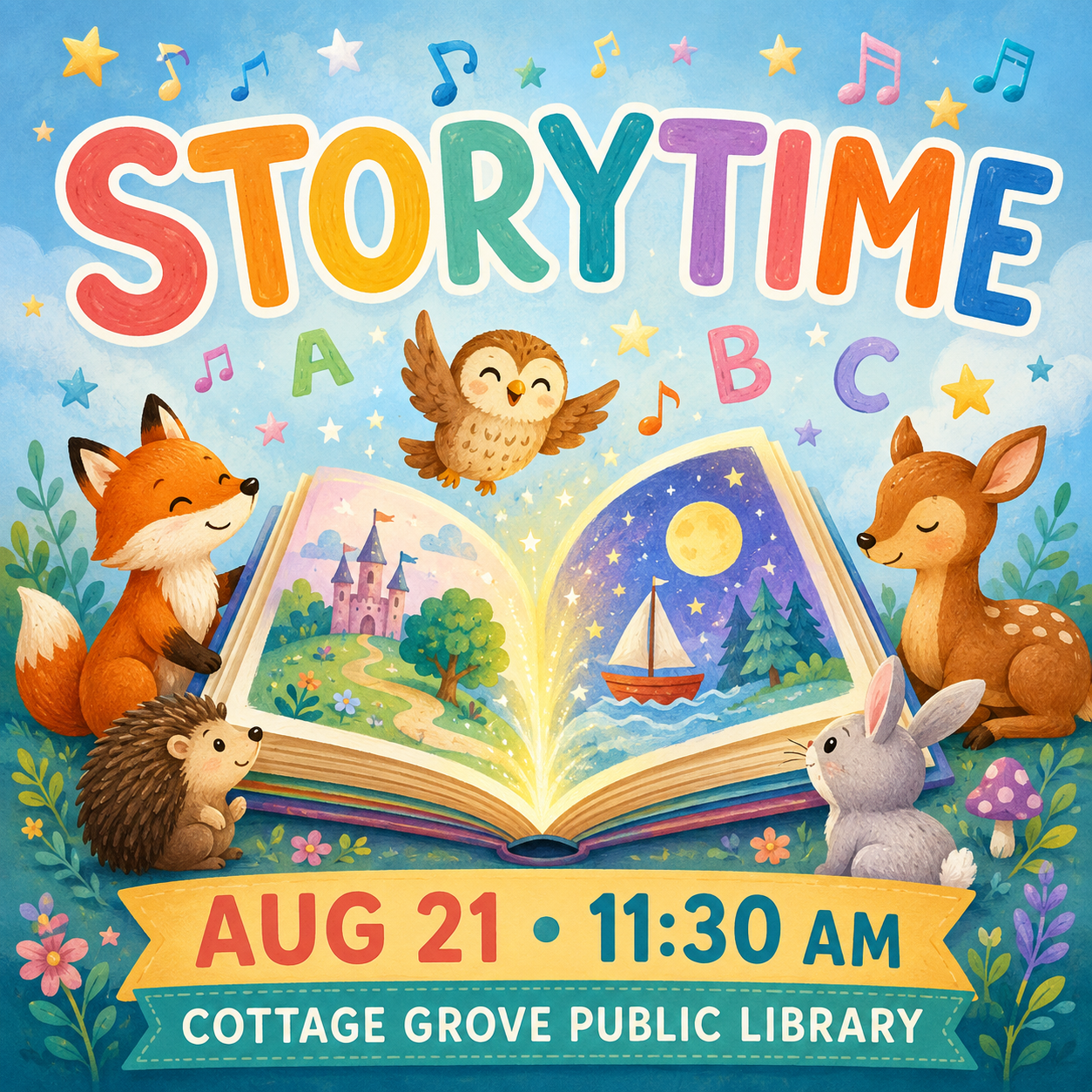 Storytime at Cottage Grove Public Library