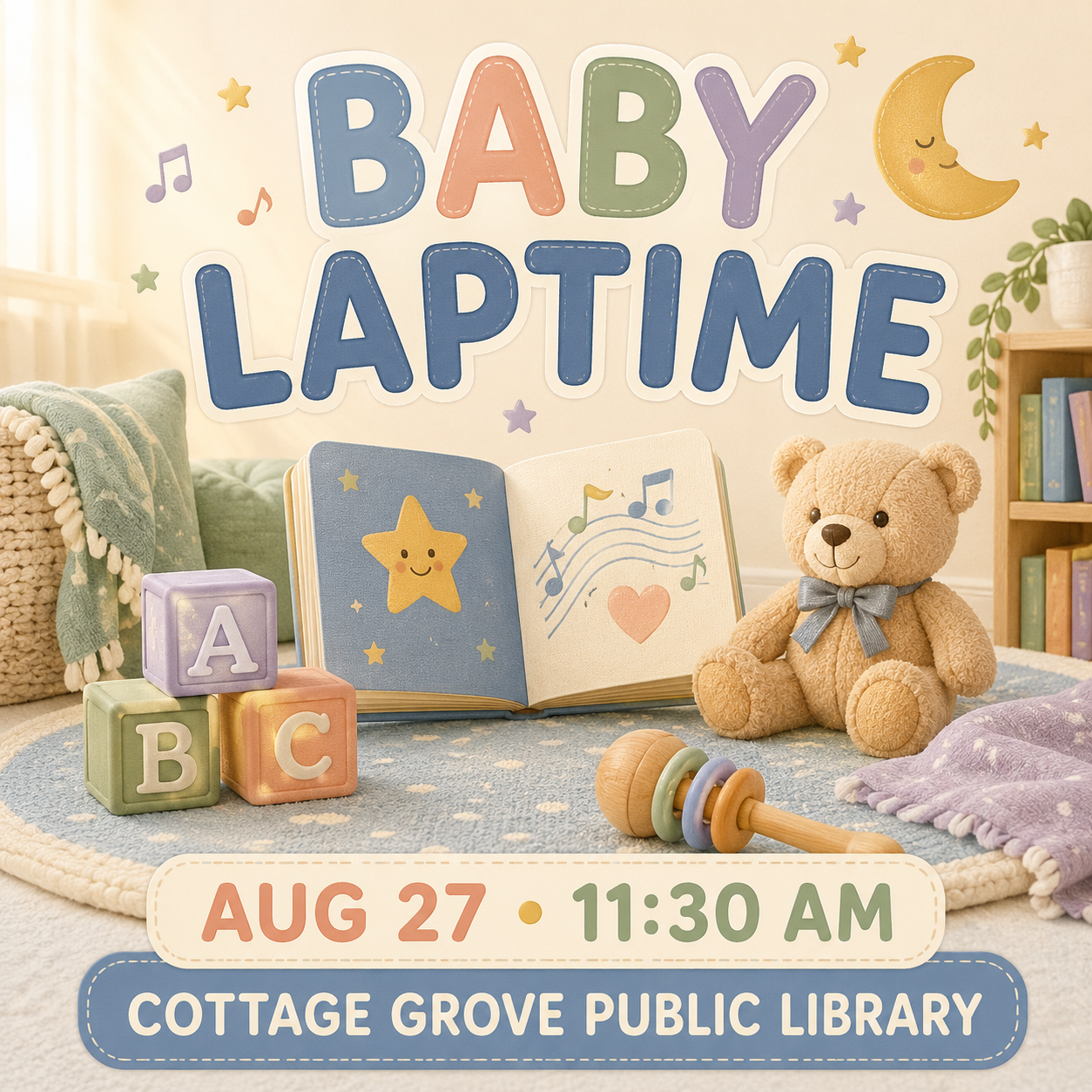 Baby Laptime at Cottage Grove Public Library