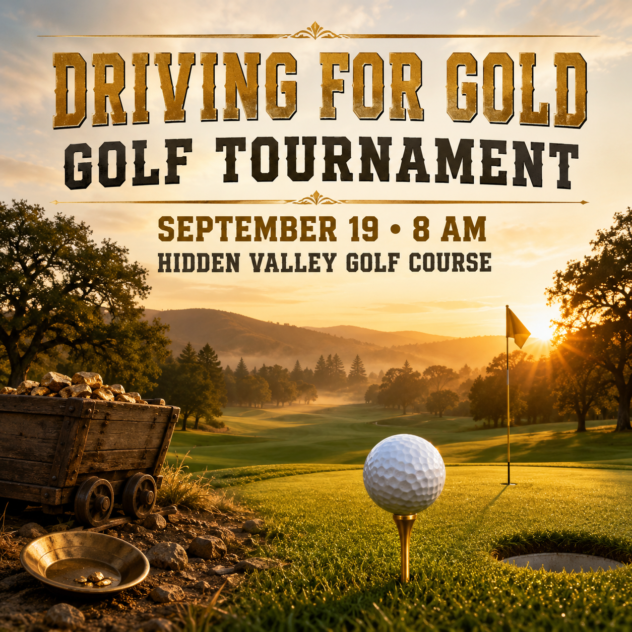 Driving For Gold Golf Tournament & Fundraiser