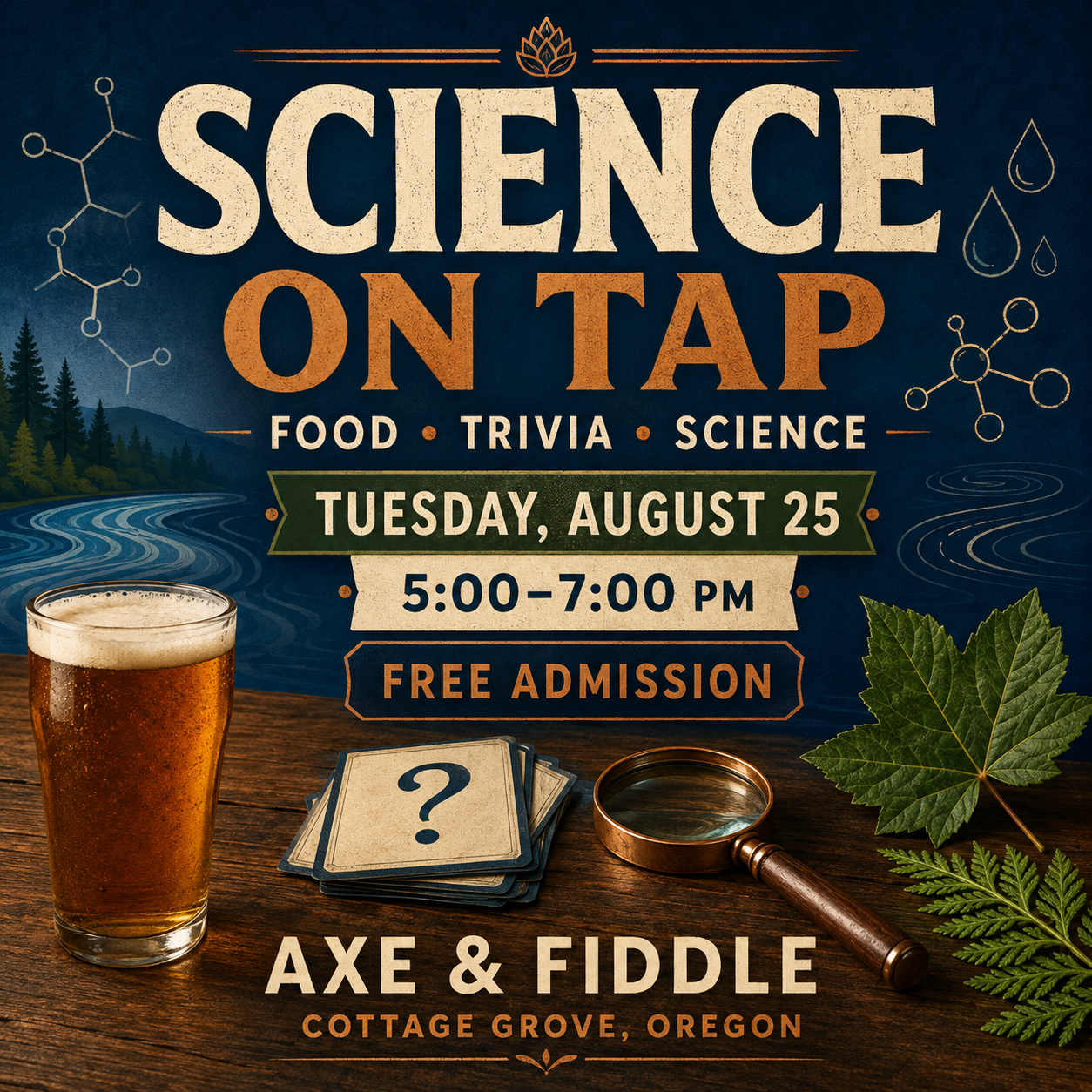 Science on Tap with the Coast Fork Willamette Watershed Council