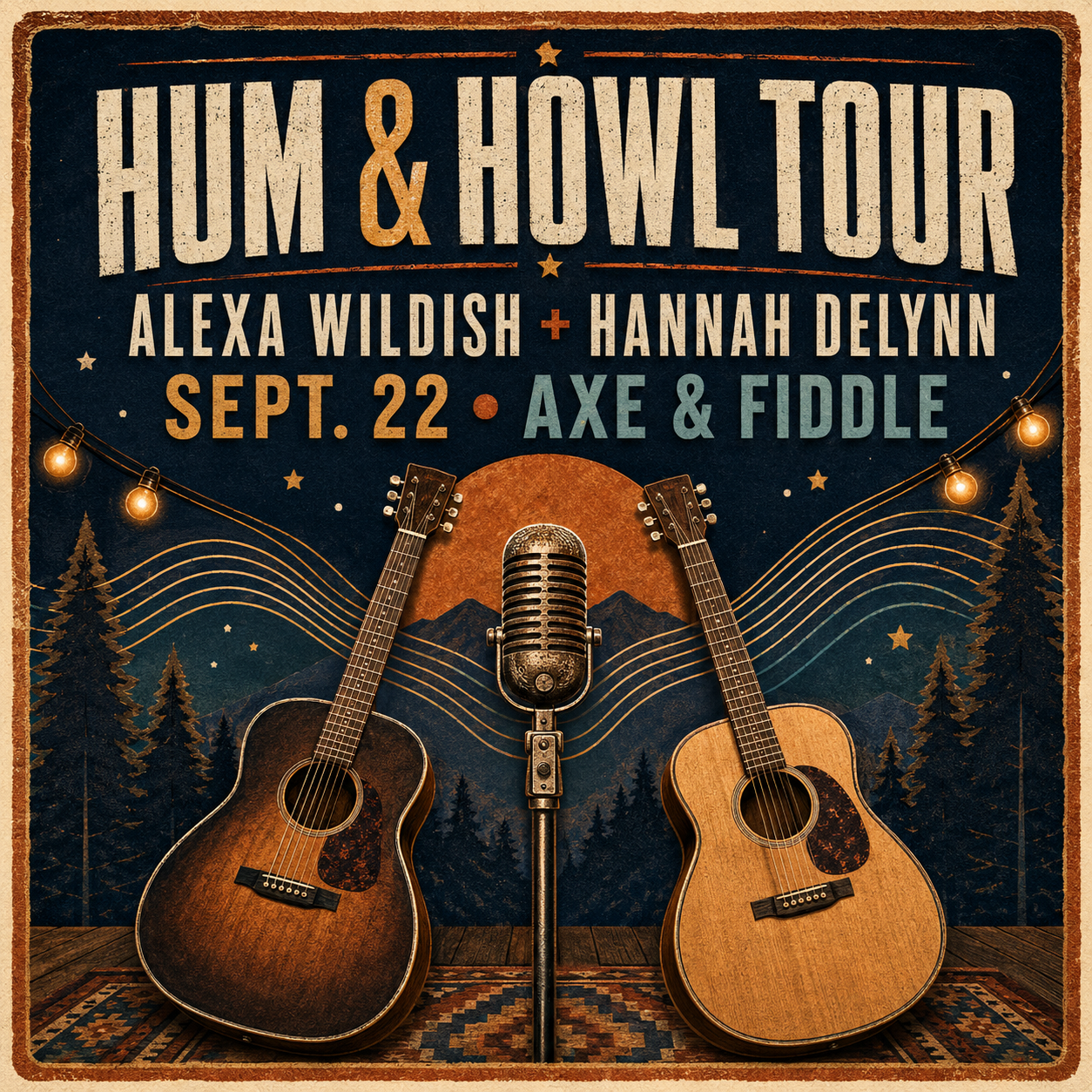 Alexa Wildish & Hannah Delynn — Hum & Howl Tour
