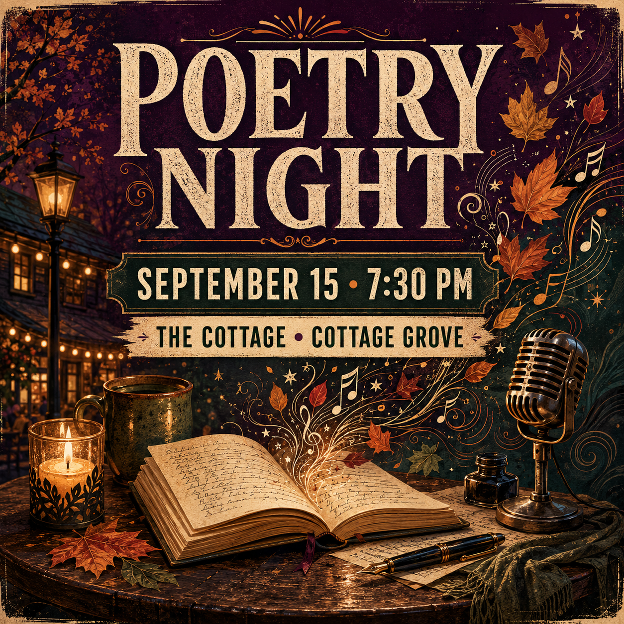 Poetry Night at The Cottage
