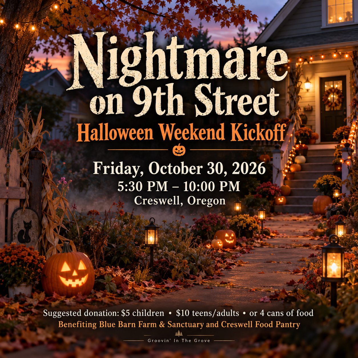 Nightmare on 9th Street 2026: Halloween Weekend Kickoff in Creswell