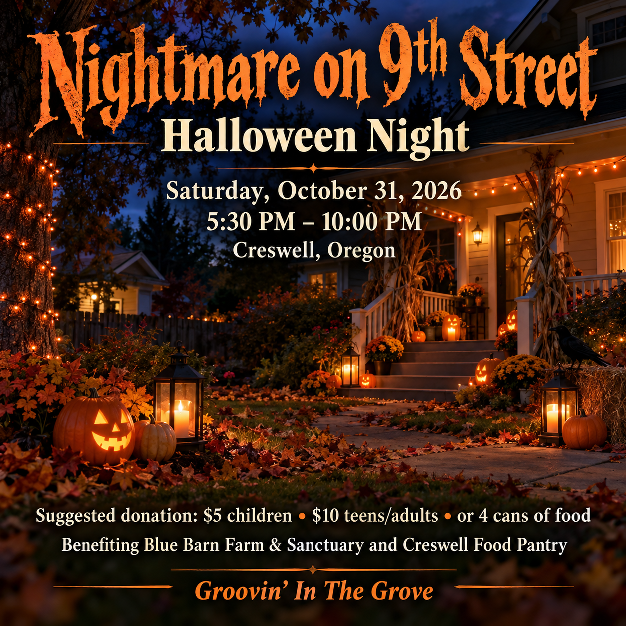 Nightmare on 9th Street 2026: Halloween Night in Creswell