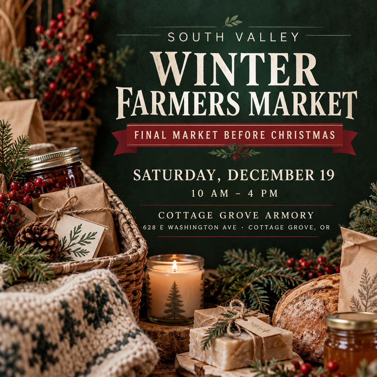 Cottage Grove Winter Farmers Market 2026: Last Holiday Market Before Christmas