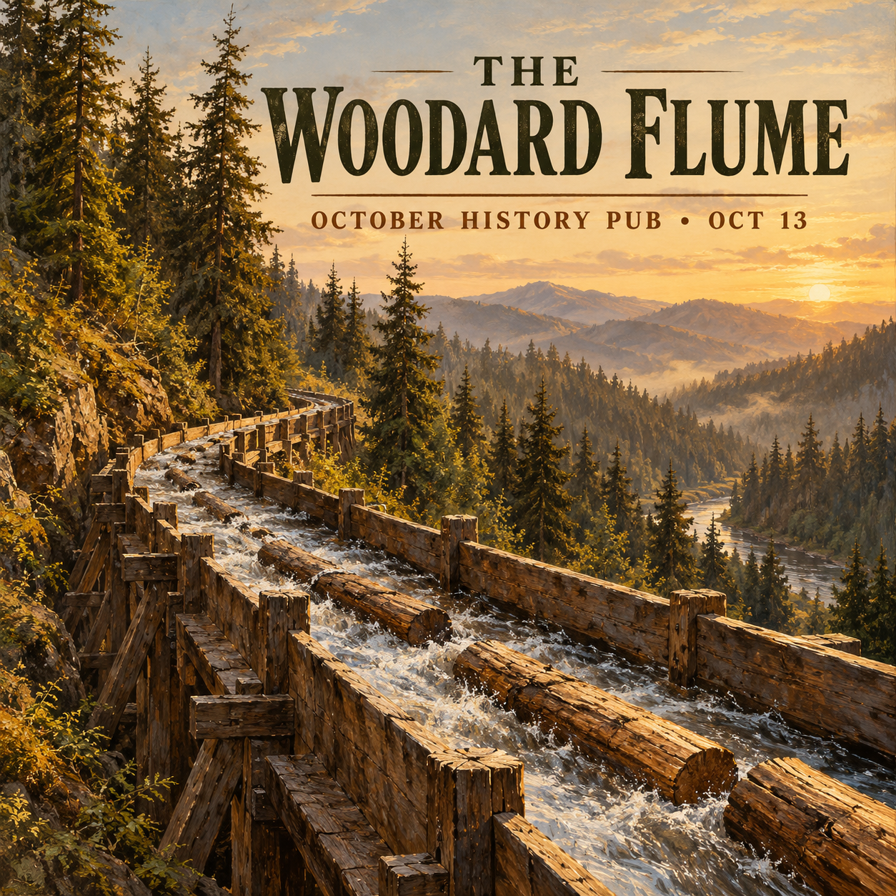 October History Pub 2026: The Woodard Flume and Cottage Grove's Logging History