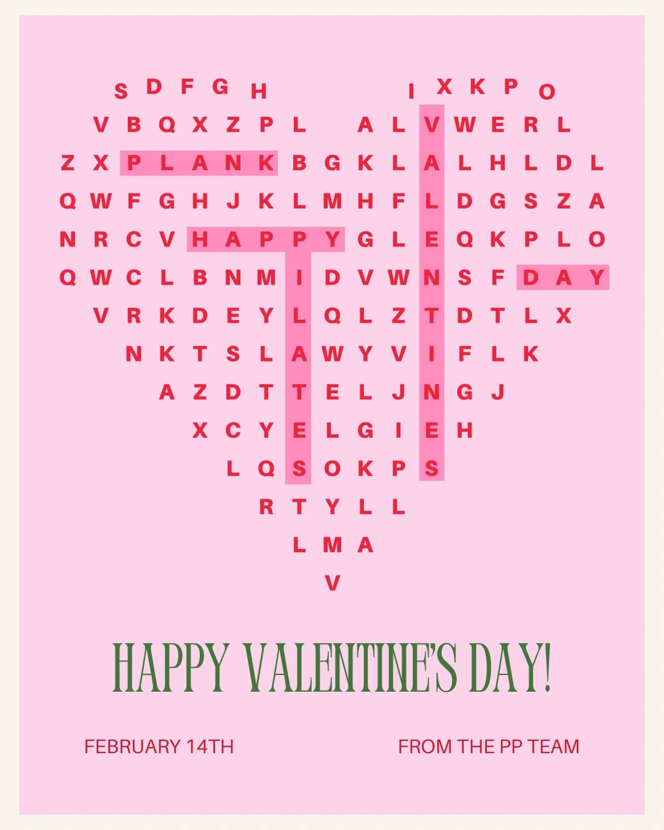 Roses are red 🌹
The springs start to shake ❤️
We&rsquo;re here for the burn
your glutes are about to make.

Hearts will be racing,
but that&rsquo;s just the set,
Pilates dates > dinner dates ✨

#PilatesLove #ValentinesVibes #PilatesPower #MoveTog