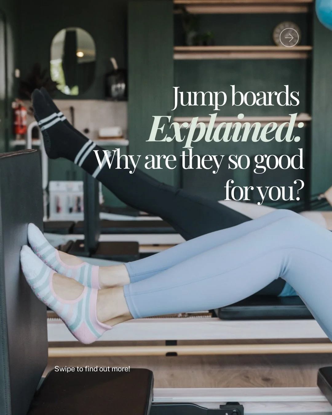 Jumpboard is not just cardio 👀

It&rsquo;s low impact high energy and seriously effective
You&rsquo;ll build strength improve coordination fire up your core and get your heart rate up without stressing your joints

Swipe to find out why we love Jump