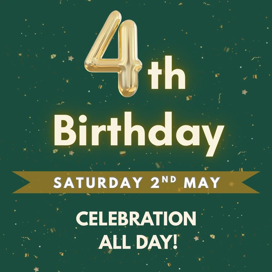 A little reminder that our 4th birthday celebration is happening this Saturday, May 2nd ✨

Join us in studio for a fun morning of classes, free food and drinks, and hidden prizes scattered throughout the space.

We&rsquo;d recommend jumping on a wait