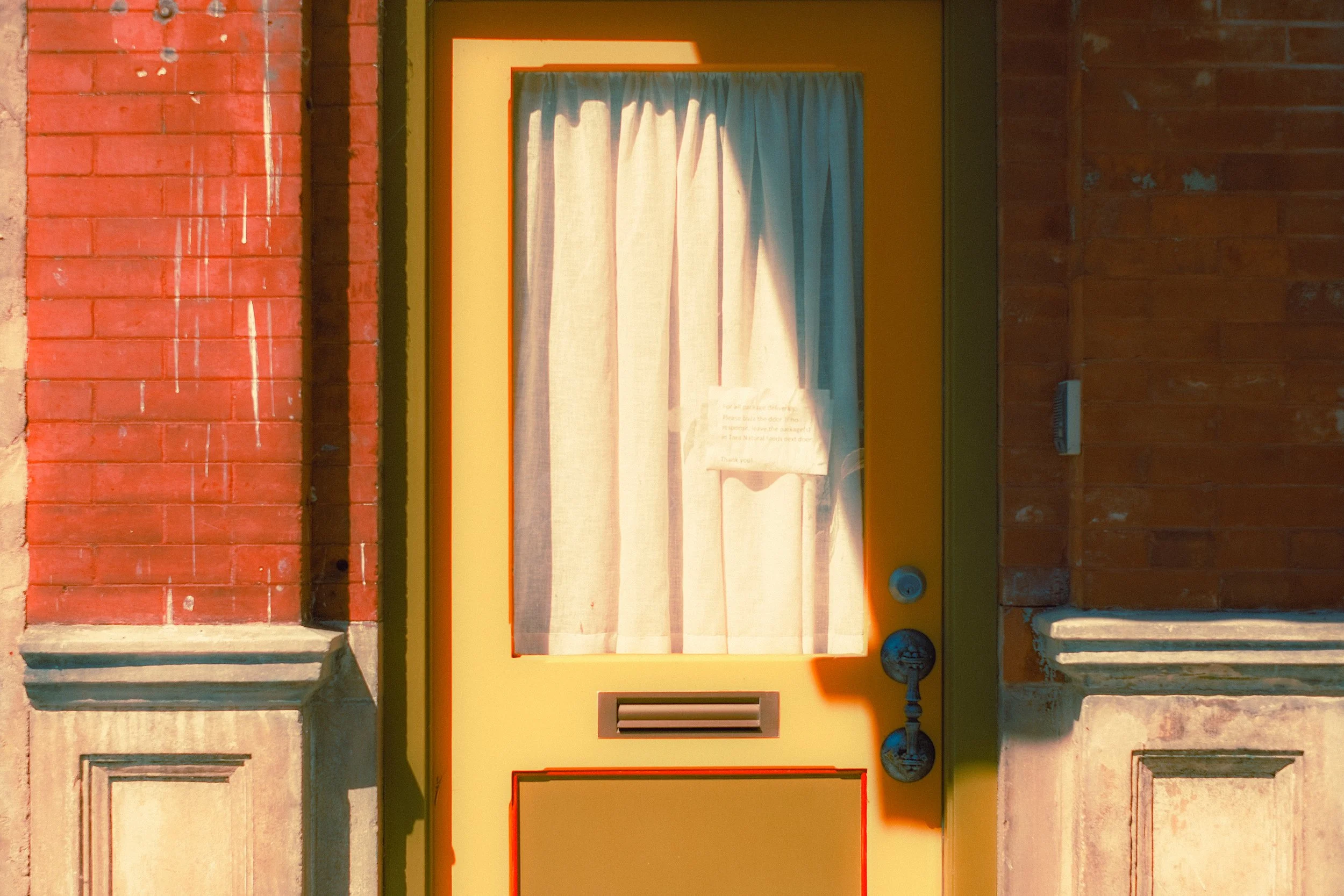 yellow door