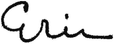 A close-up of a handwritten signature on a white background.